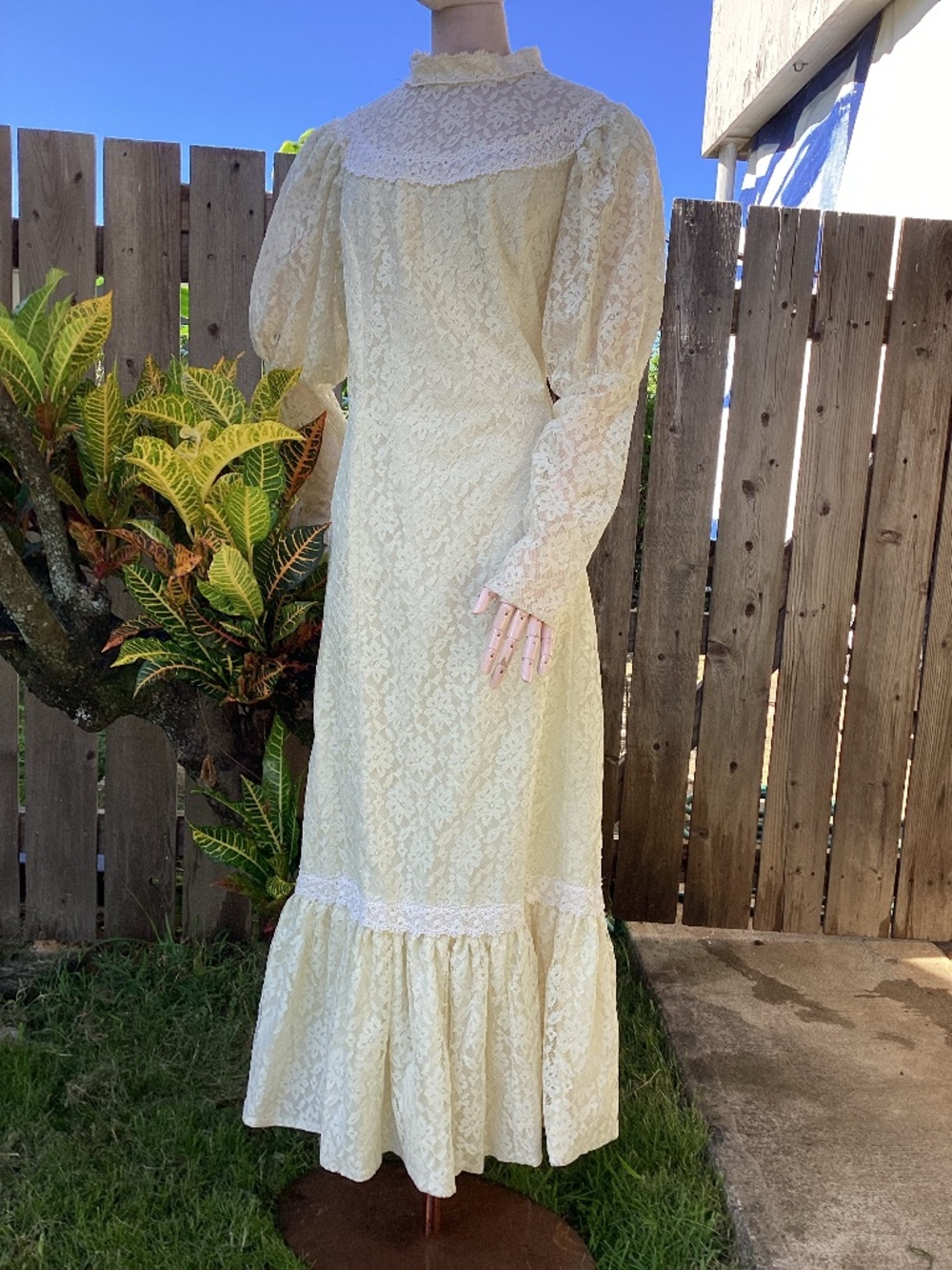 Princess Kaiulani Lace gown muumuu
